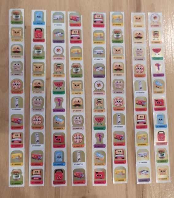 Biedronka naklejki gang biedroniaków 82 sztuki