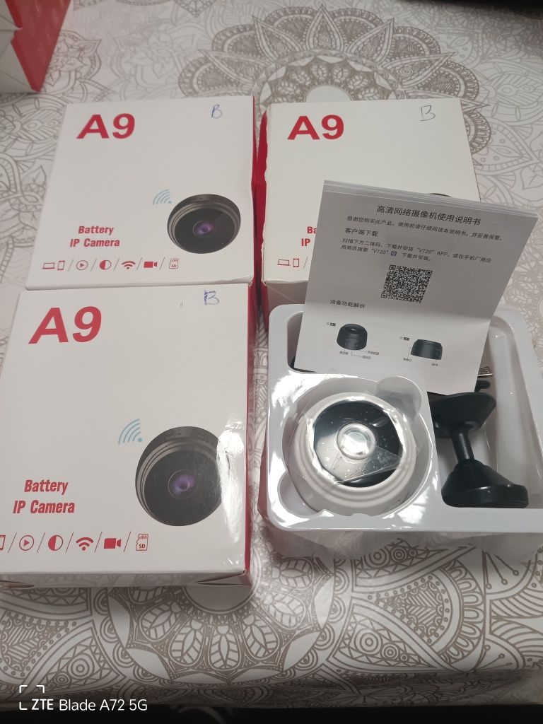 A9 mini câmera WiFi