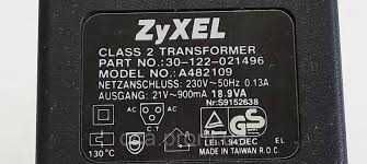 Трансформатор ZyXEL A482109 230V - 21V 900mA