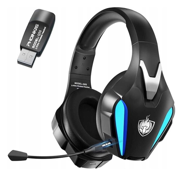 Słuchawki bezprzewodowe do PS4/PS5/PC PHOINIKAS Q5S