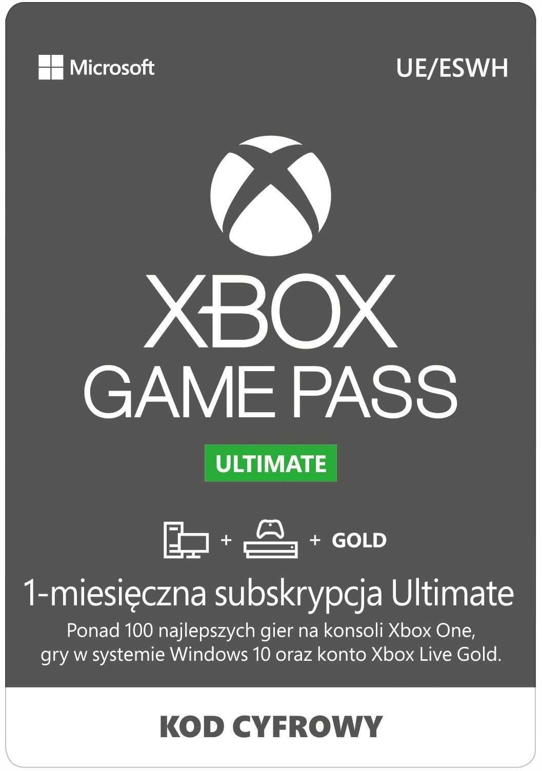 Xbox Game Pass Ultimate PC/Xbox