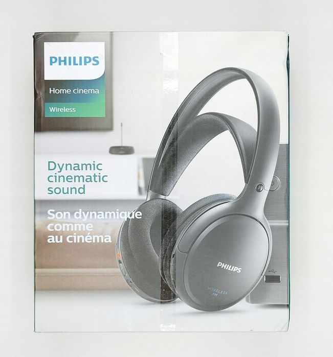 Słuchawki Bezprzewodowe Nauszne Philips Shc5200 Komplet Sprawne