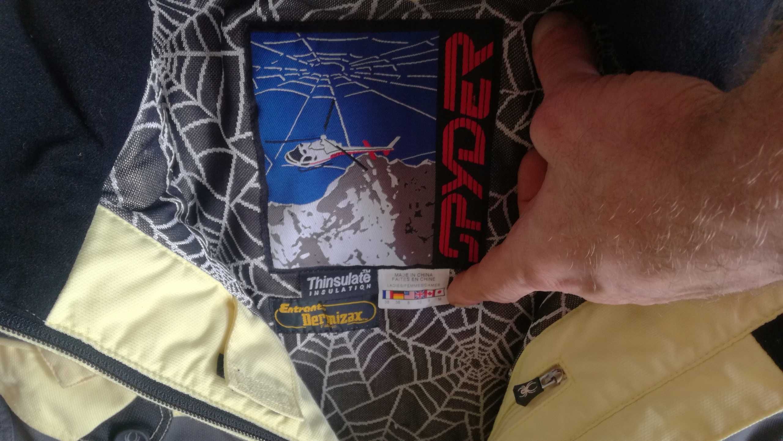 Damska kurtka narciarska SPYDER DERMIZAX r.S stan bardzo dobry