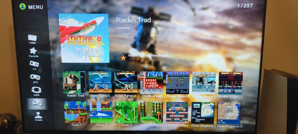 Consola pandora box sem fios com 2 comandos