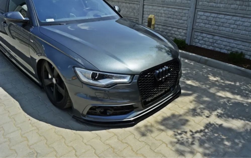 Splitter / spoiler przedni / spoiler zderzaka przedniego audi a6 c7 4G