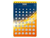 ZESTAW baterii guzikowych Tronic Multipack 48 sztuk XXL.