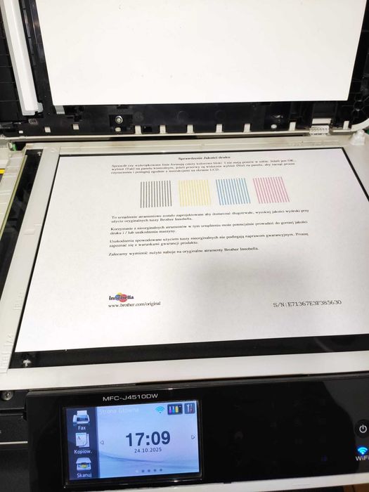 Urządzenie wielofunkcyjne BROTHER, drukarka MFC-J4510DW