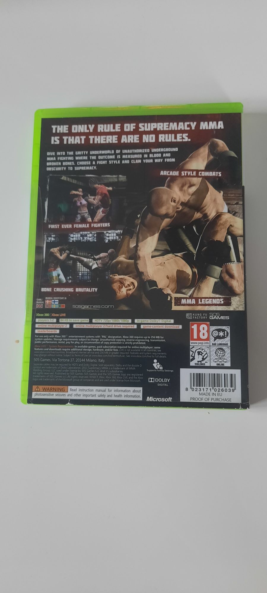 MMA Supremacy xbox 360