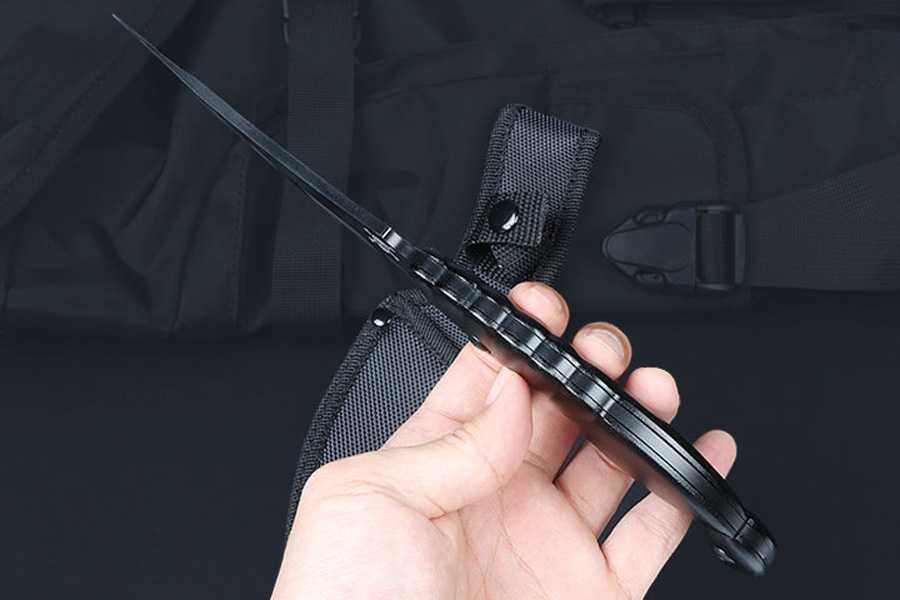 Nóż Taktyczny Karambit CZARNA WDOWA Full Tang CS-GO ND47