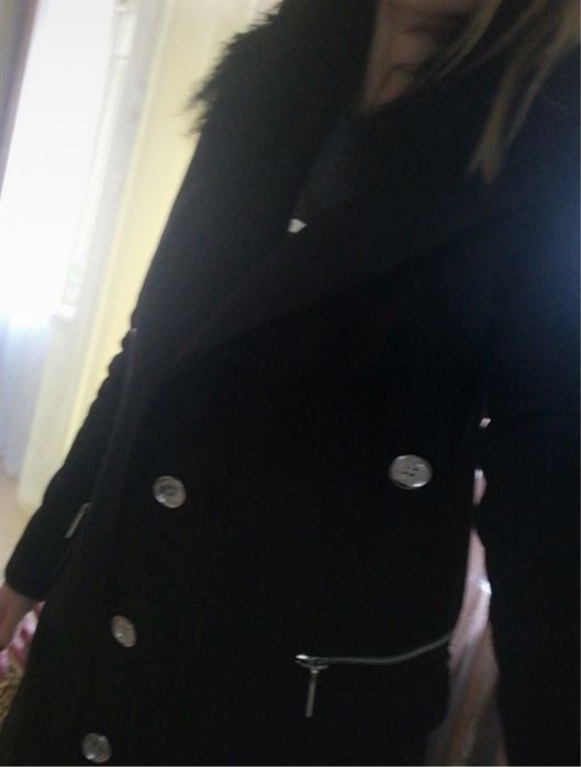 Michael Kors płaszcz odpinane futro lama