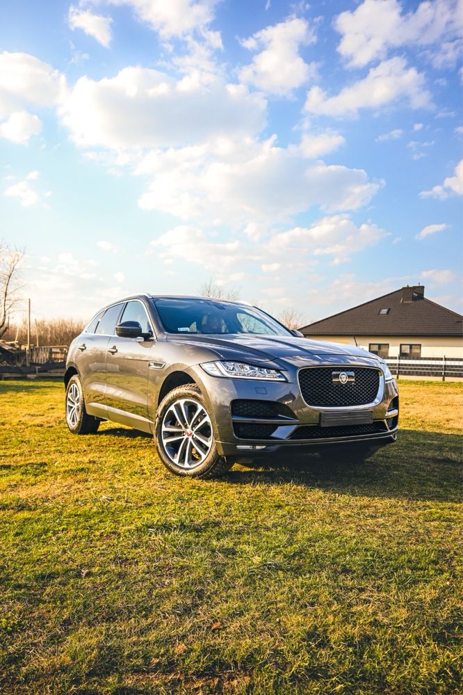 Jagura F-pace - polski salon - zadbany z pięknym wnetrzem