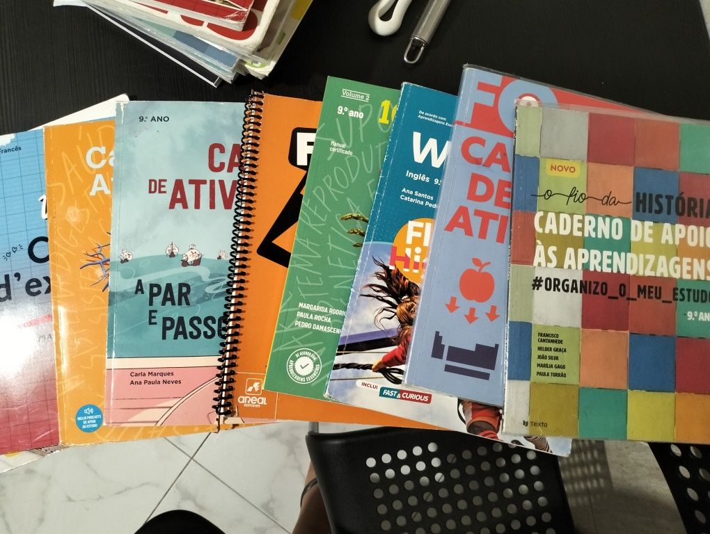 Cadernos de atividades 9°ano