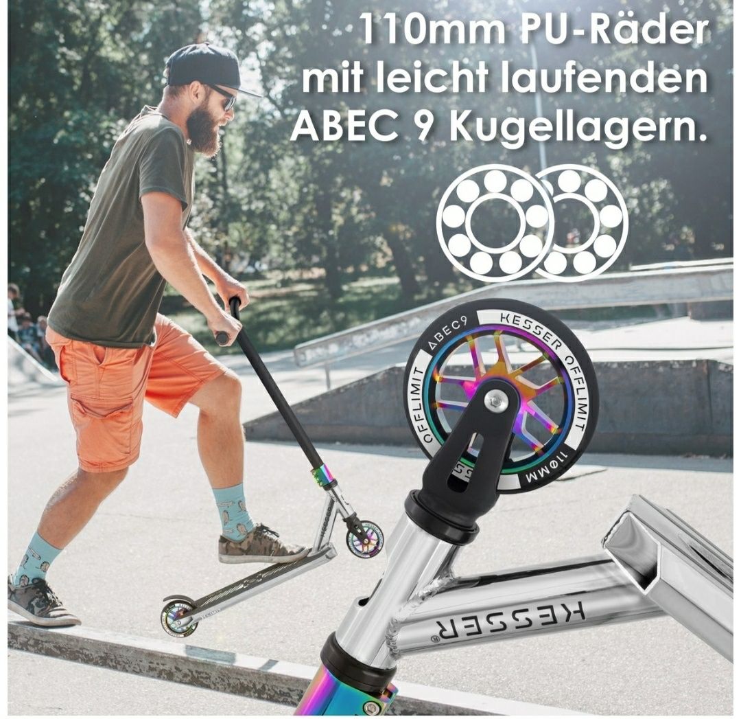 Hulajnoga wyczynowa GT-Limit 360° KESSER