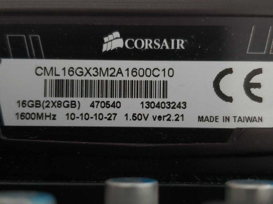 Оперативна пам'ять Corsair CML16GX3M2A1600C10 32GB (4x8GB) DDR3