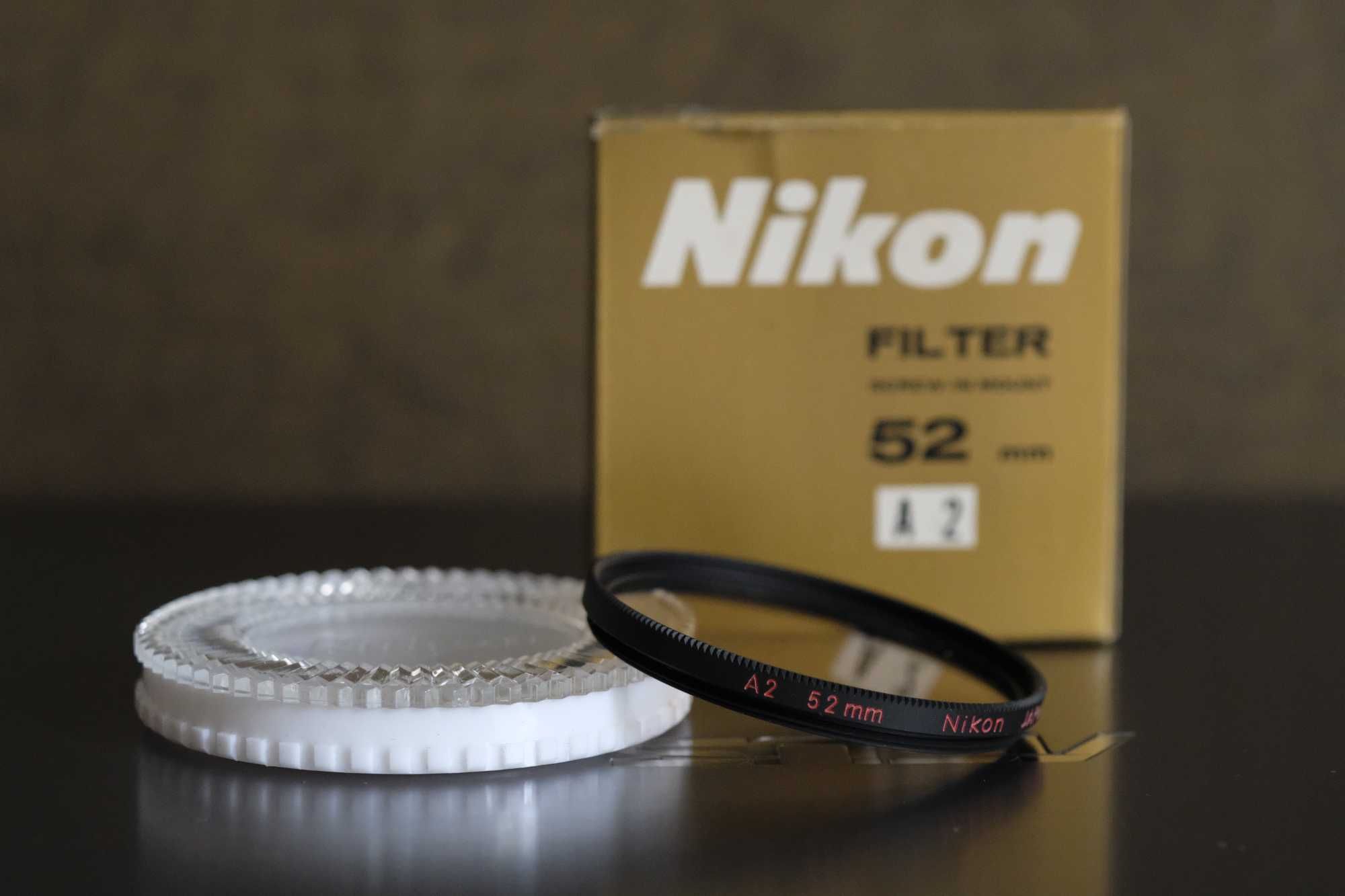 Фильтр Nikon FILTER screw-in mount 52mm A2 B2 оригинал ПЛЕНКА