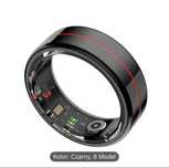 Smart ring obrączka zdrowia 12mm czarny