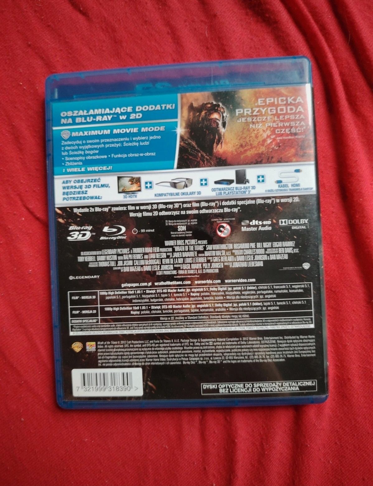 Gniew tytanów BluRay
