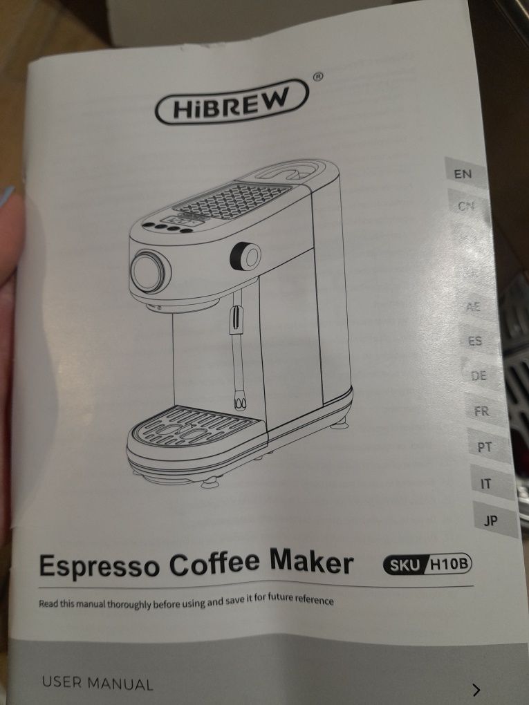 Ekspres do kawy ciśnieniowy  HiBrew H10B