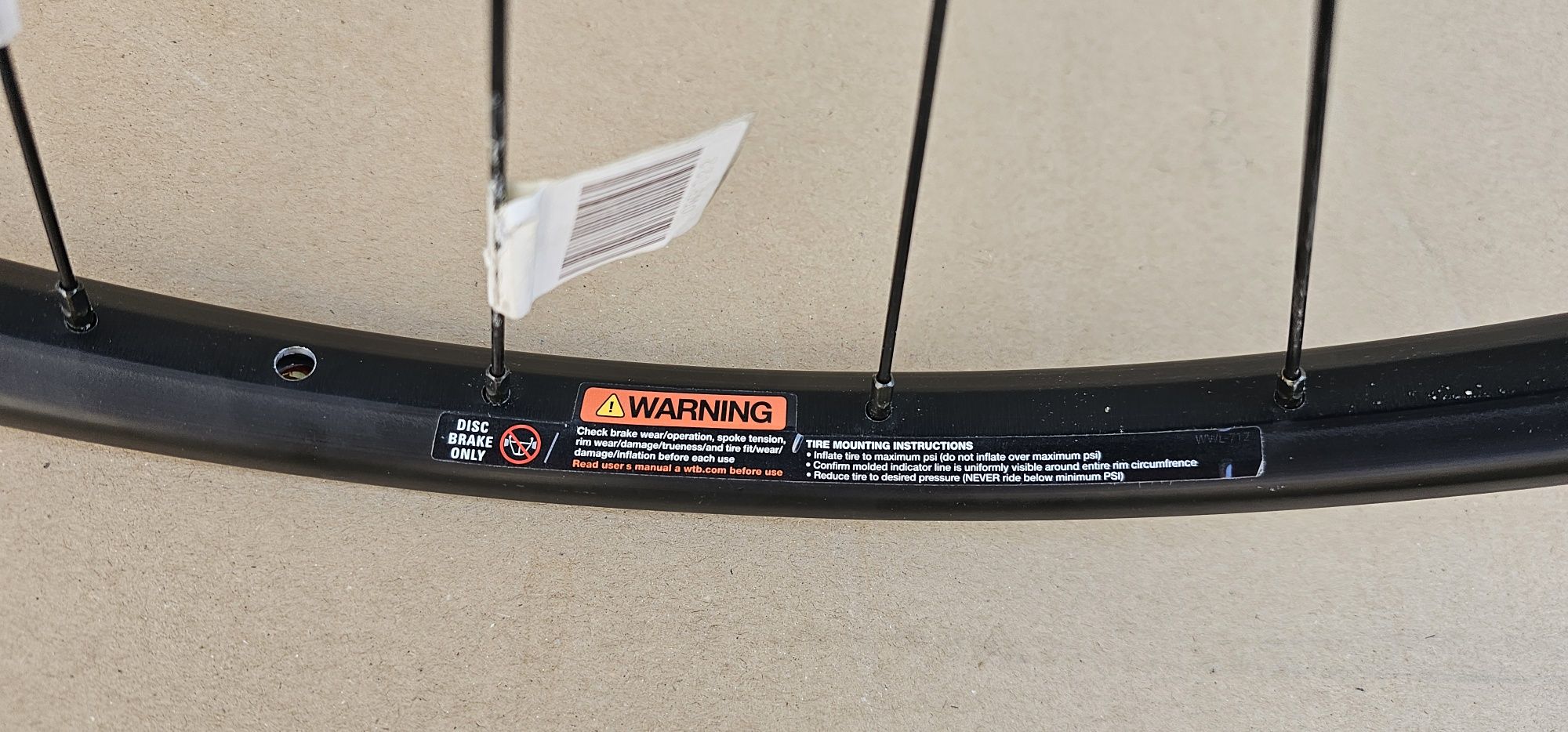 Koło 29" WTB ST i23  TCS 2.0 . Przód.