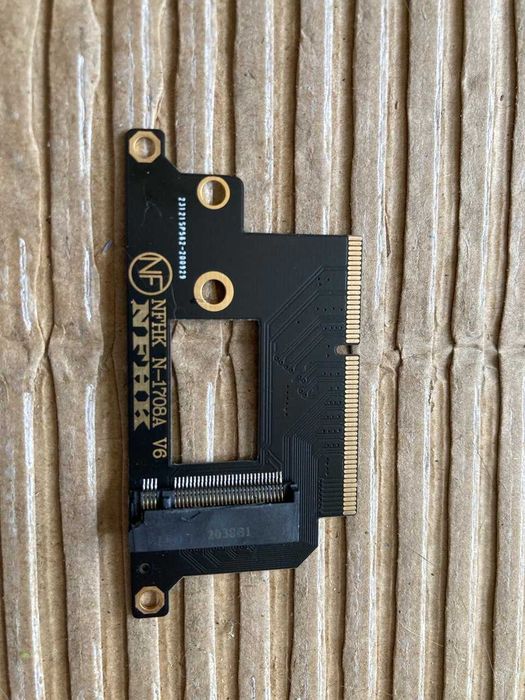переходник адаптер для SSD M.2 NVMe MacBook Pro 2016/2017 A1708 (NGFF)