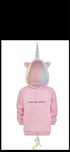 Bluza mimiś jednorożec unicorn kaptur bymimis 98-104 rainbow 2 3 lata