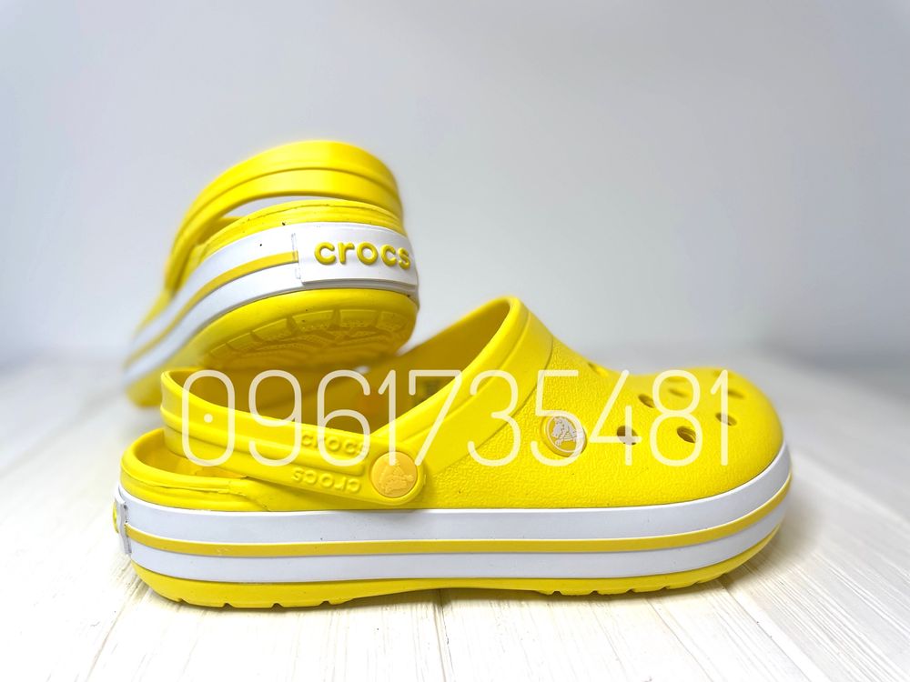 Жіночі Жовті Крокси Crocs Crocband Жёлтые Яркие Crocband