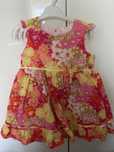 Sukienka w kwiaty 9-12 mcy