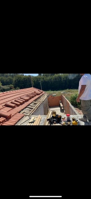 Serviços de telhados, coberturas e estruturas.