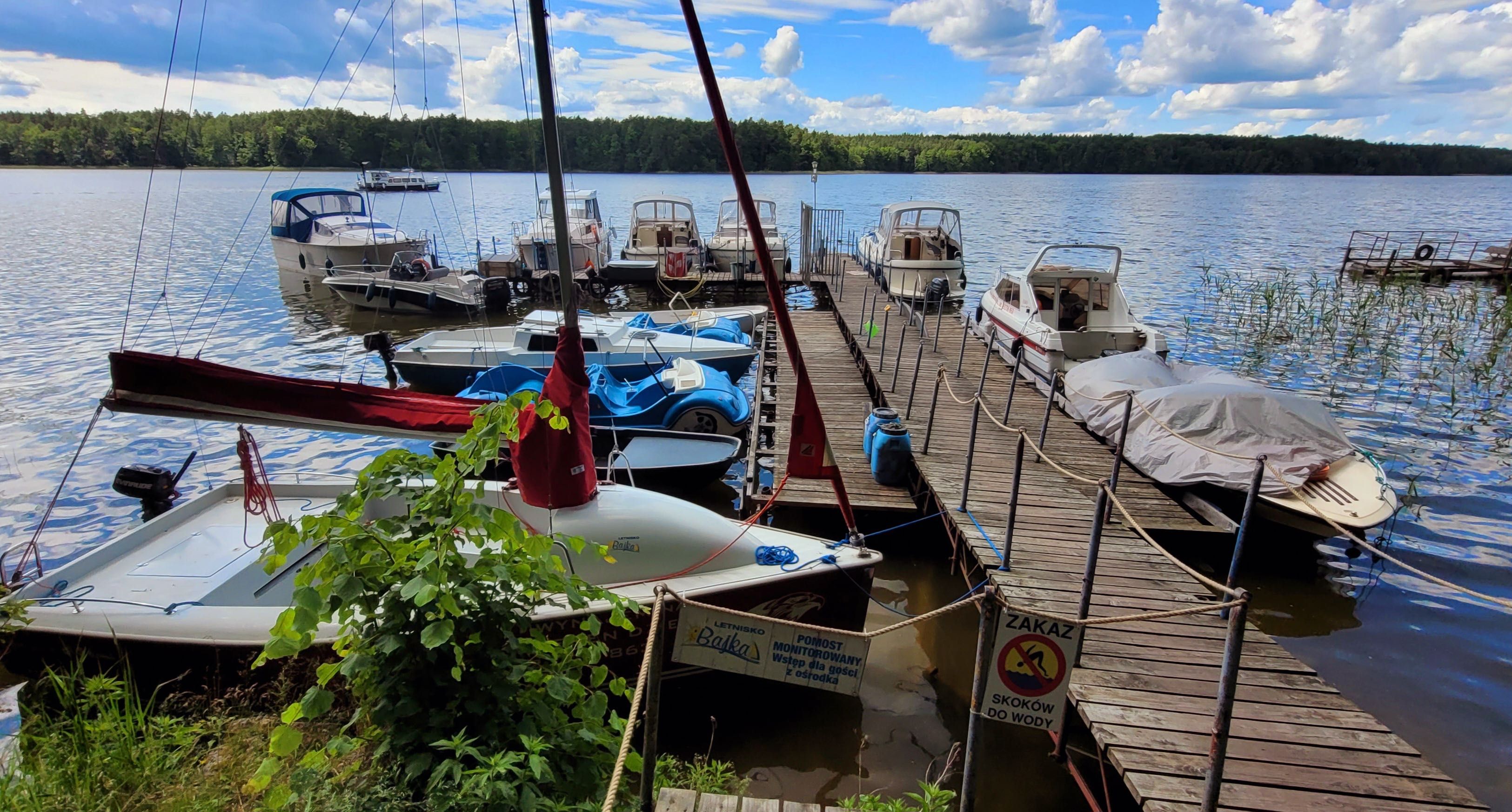 Domek letniskowy nad jeziorem Jeziorak Mazury