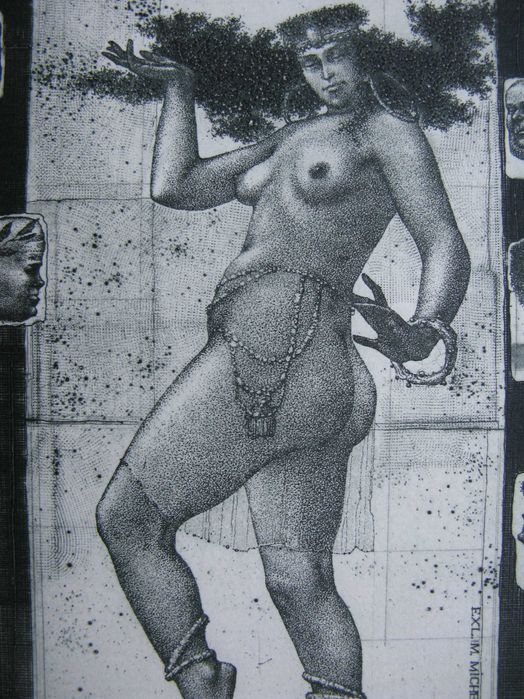 5) Антюхін Костянтин Київ Україна гравюра графіка мецотінто еротика ню