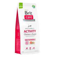 Сухий корм для собак Brit Care Sustainable Activit курка та комахи12кг