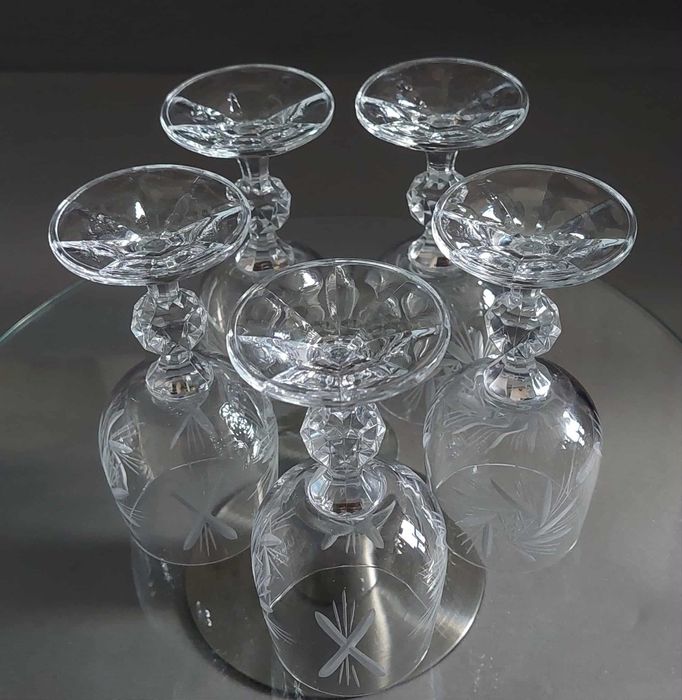 Bohemia Kryształ zestaw 5 kieliszków