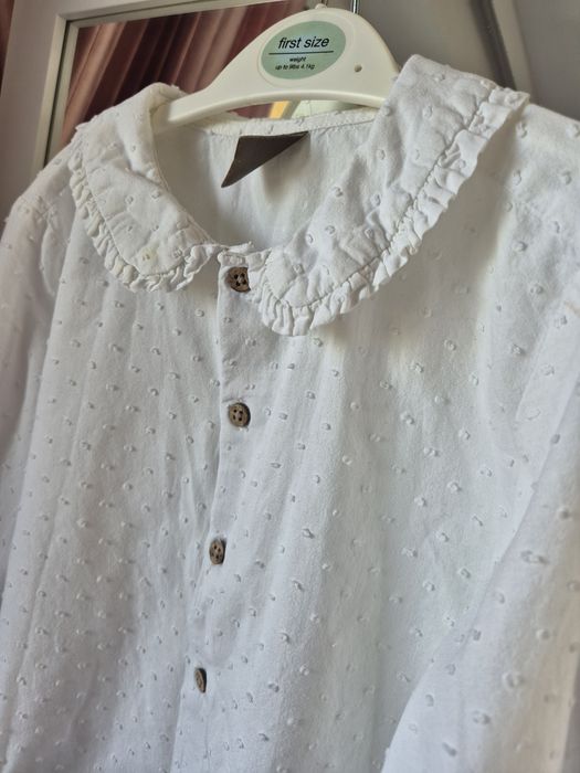 Koszula biała długi rękaw 110