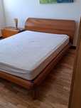 Quarto Casal Cerejeira - Cama + Cómoda + Mesa Cabeceira  - Impecável