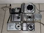 Canon HP Fujifilm Ricoh Kodak aparaty foto cyfrowe uszkodzone 6 szt