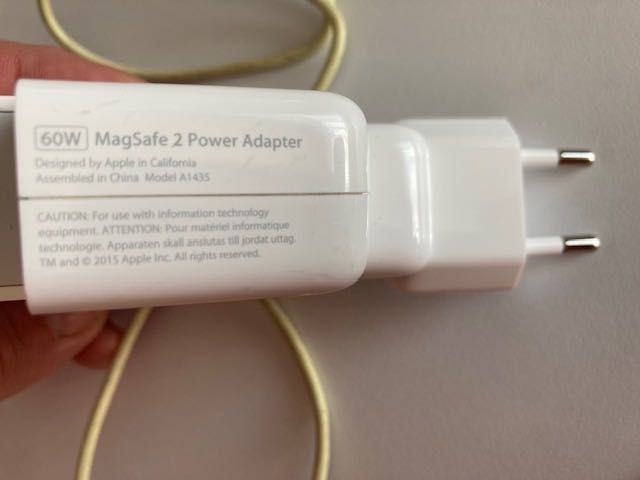 Zasilacz Ładowarka MagSafe 2 MacBook Pro. air 11 13 oryginał apple 60W