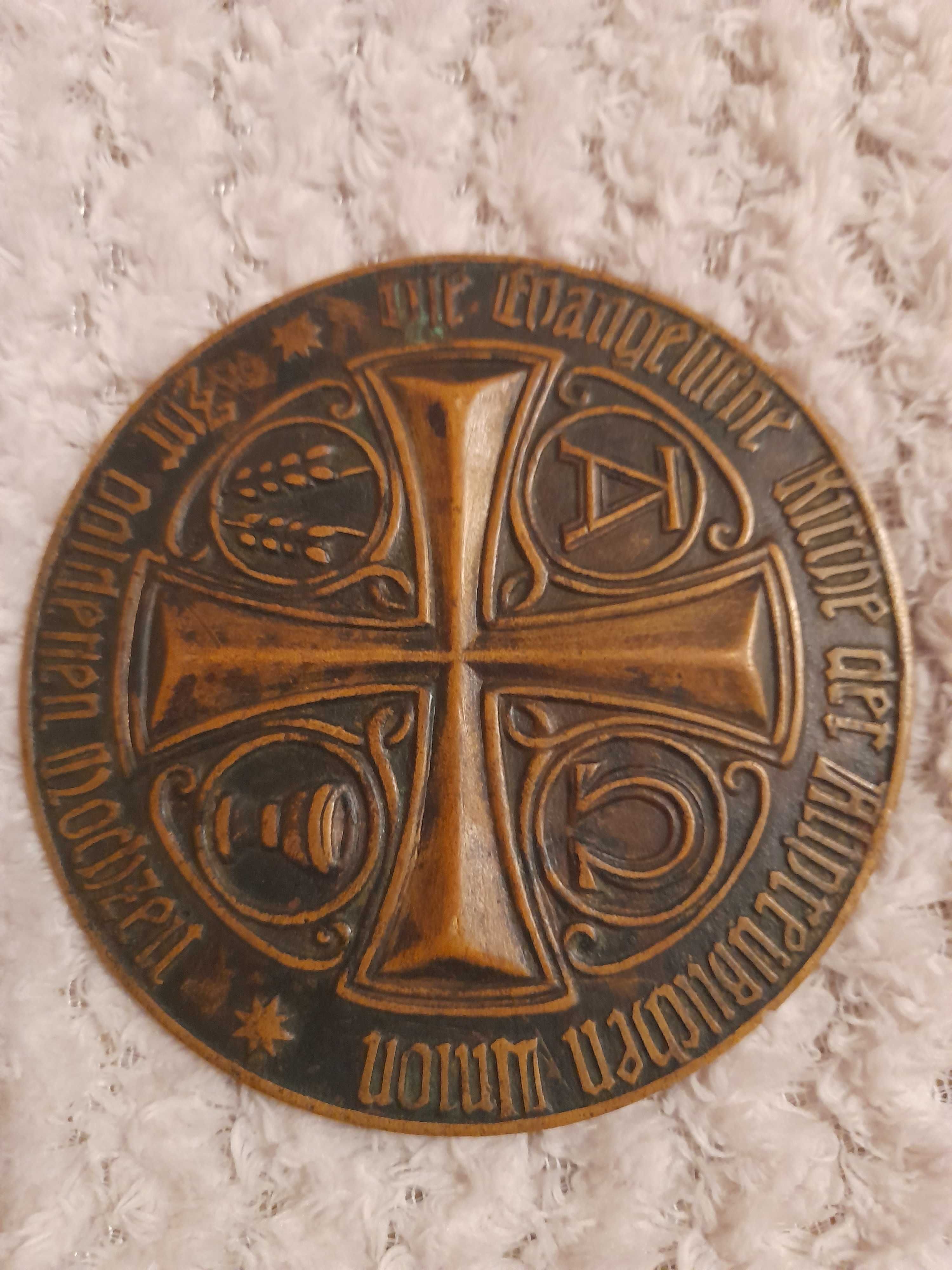 Medal Ewangelicki ZŁOTE GODY z 1922 roku