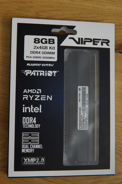 Pamięć RAM DDR4 Patriot Viper 2x4GB 3200mHz CL16