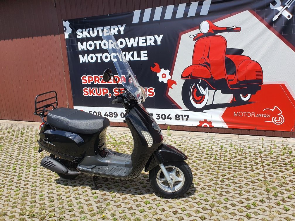 Skuter BENZHOU CAPRI 50 4T w bardzo dobrym stanie TRANSPORT RATY wysył