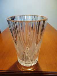 Kryształy PRL wazon śr 17 góra śr 12 dół wys 26 cm