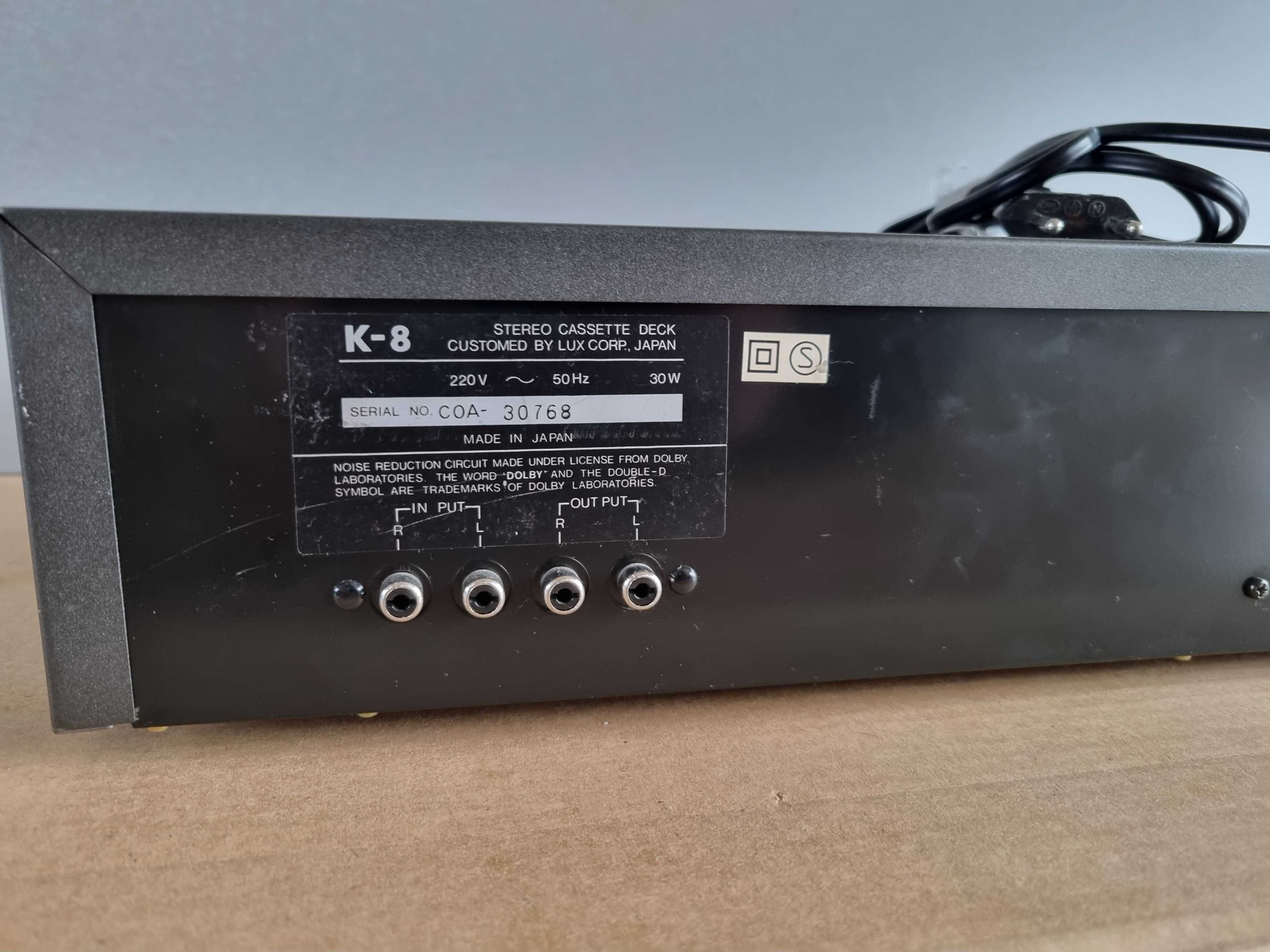 LUXMAN K-8 magnetofon stereo Dolby