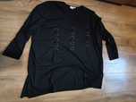 Bluzka tunika plus size 56 czarna jak nowa