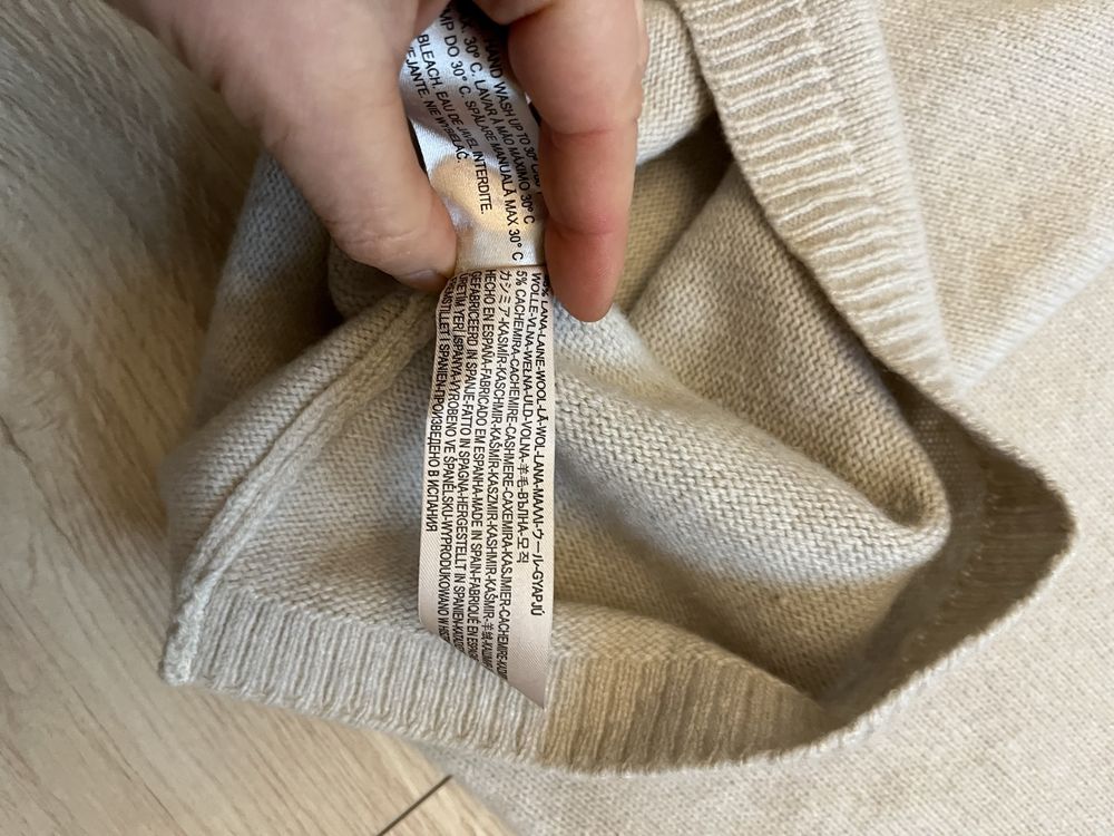 Sweter tunika sukienka Massimo Dutti
