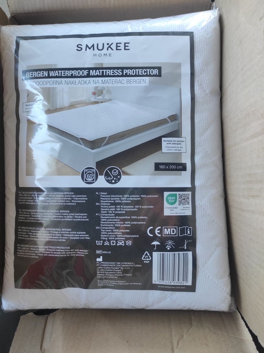 Nakładka na materac narzuta nowa 160/200