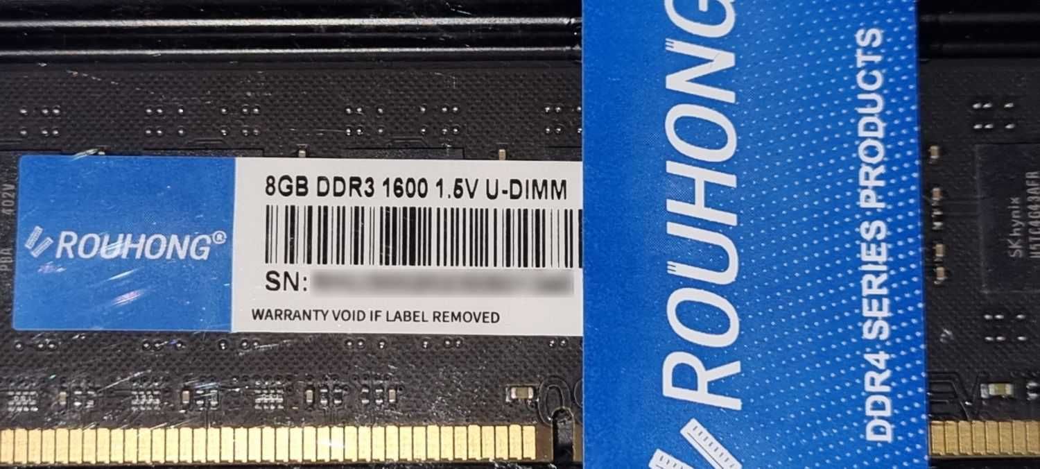 Ram ddr3 16GB 2x8Gb 1600MHz kości (SK Hynix) do PC NOWE