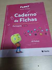 Livro de fichas Português Plim 2.° ano