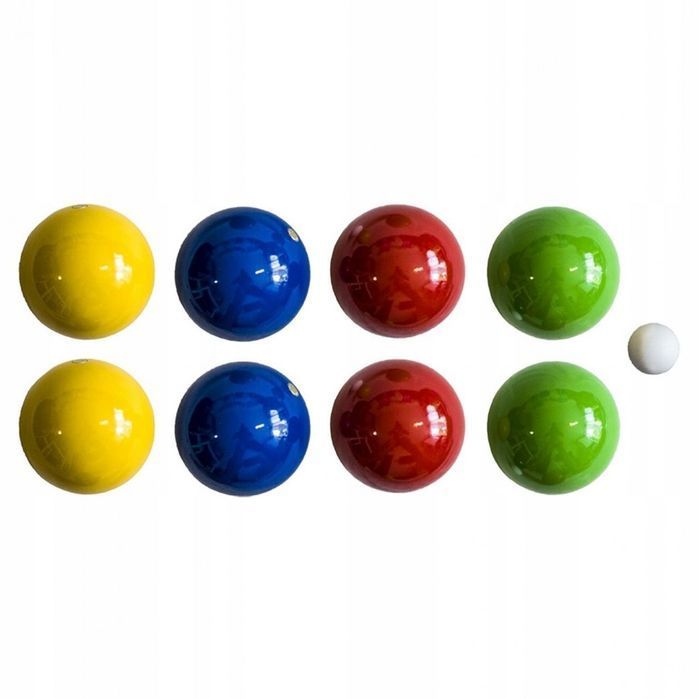 Drewniane Kule Do Gry 8 Szt. - Boule, Bule, 90 Mm W Walizce