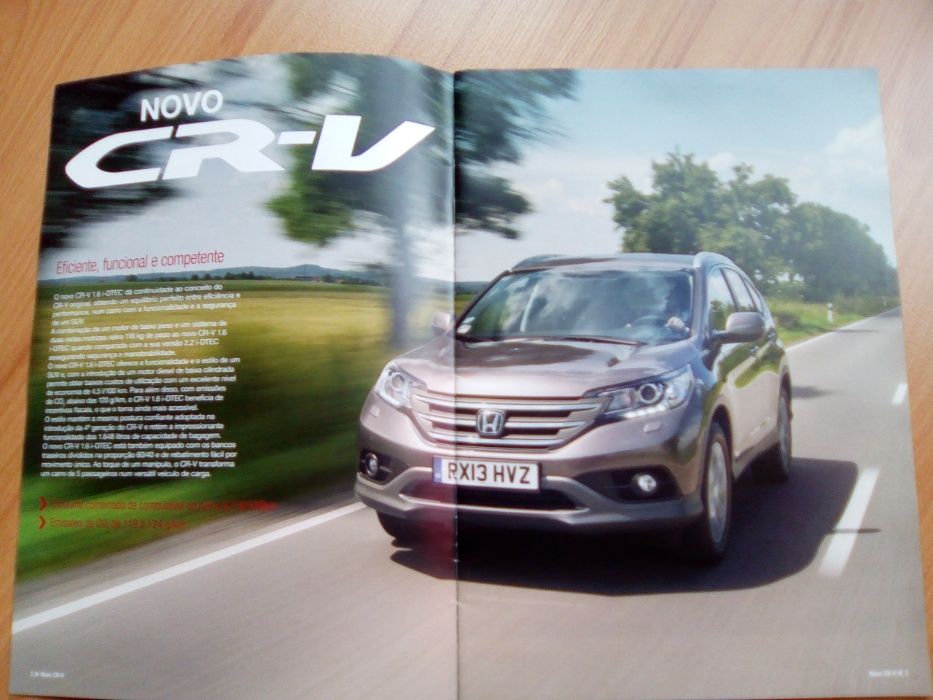 Livro Honda CRV Catálogo troco ktm 2019 MO