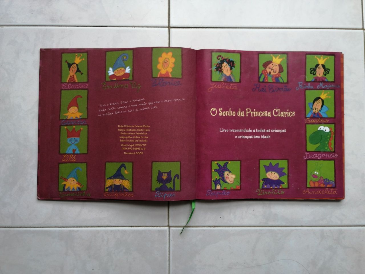 Livro: O Sonho da Princesa Clarice, de Julieta Franco