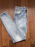Jeansy skinny rurki z wysokim stanem stradivarius obcisle